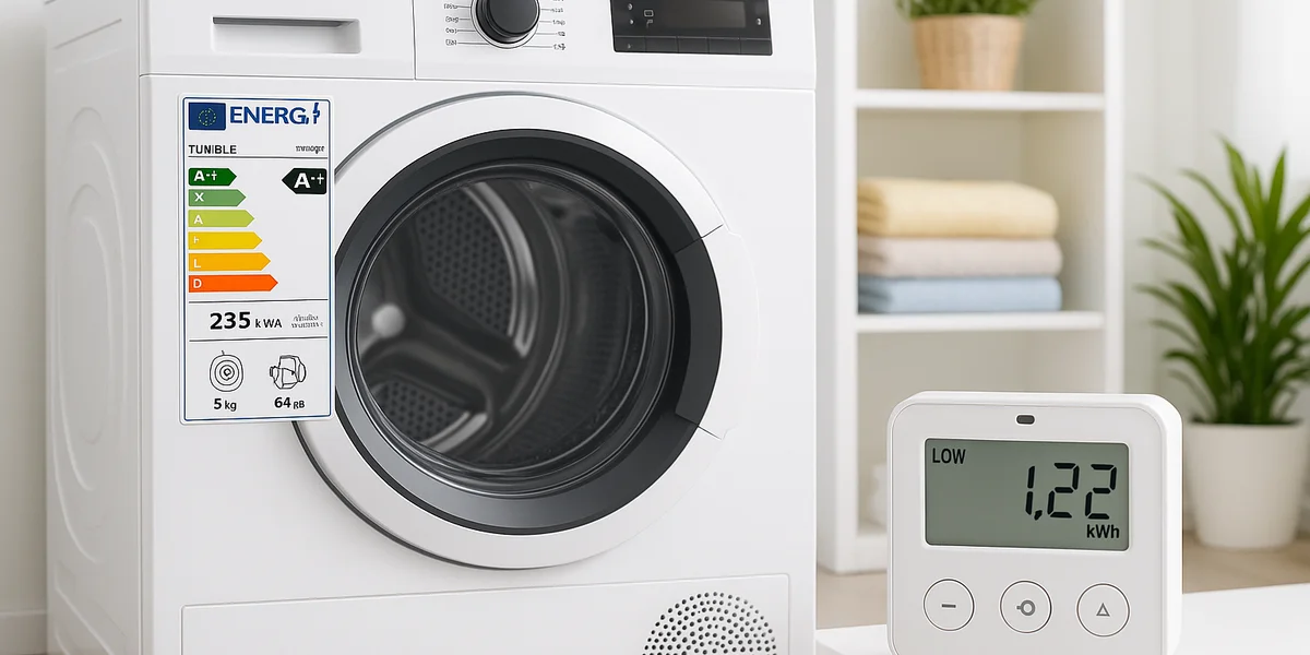 Cat consuma un uscator de rufe - diferenta intre clasa energetica A si clasa E la factura de curent